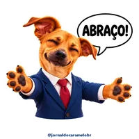 Figurinha do Caramelo: ABRAÇO!
