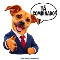 Figurinha do Caramelo: TÁ COMBINADO!
